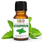 Menta Piperita Bio Olio essenziale 100% Puro 10 ml - Uso interno Terapeutico Alimentare Diffusori Aromaterapia Cosmetica Cucina - Laborbio