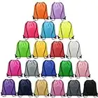 Vorspack Drawstring Backpacks Bulk 20 Pieces of 20 colors String Bags, Customized Gift Bags Goodie Bags for Class Party Gym Sport Trip