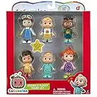 Cocomelon Friends & Family, 6 Figure Pack - 3 Inch Character Toys - Features Two Baby JJ Figures (Tee and Onesie), Tomtom, YoYo, Cody, and Nina - Toys for Babies and Toddlers