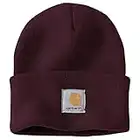 Carhartt Bonnet tricoté pour homme, mûre, Taille unique