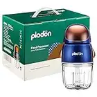Plodon Baby Food Maker Mini Cute and Small Food Processor Puree Blender Grinder Chopper 1.2 Cup Glass Bowl with 6 Blade Electric