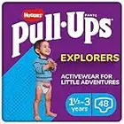 Huggies Klimmzüge, Explorers Klimmzüge für Jungen – 1,5–3 Jahre, Größe 5–6 Windeln (48 Hosen) – Flex and Protect – Windelhose – lustige Designs