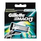 Gillette Lamette di Ricambio per Rasoio Uomo Mach3, 8 Pezzi, L'imballaggio può variare