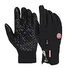 WS Gants écran Tactile Gants de Sport d'hiver Gants d'hiver Warm Windproof avec écran Tactile Fonction pour téléphone Intelligent Extérieur Sport Randonnée Ski Cyclisme Gym Gants d'hiver Gants (XXL)