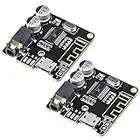 2 Piezas Placa receptora de Audio Bluetooth para Amplificador de Audio 3,7-5 V BT5.0 Amplificador de Altavoz estéreo para Coche DIY