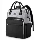 HOMIEE Zaino Porta PC Donna 15.6 pollici Zaino Multitasche per Computer Laptop Casual da College Scuola Borsa Medico Zaino con porta USB Borsa da Lavoro Viaggio Ufficio per Ragazze