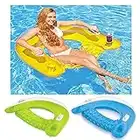 Intex Inflatable 60" Sit n Float Swimming Pool Beach Chair Lilo Lounger Air Mat (Assorted Colour)