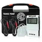 TENS 7000 Digital TENS Machine with Accessories - TENS Unit Muscle Stimulator for Back Pain Relief, TENS Unit, Neck Pain, Sciatica Pain Relief, Nerve Pain Relief