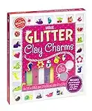 Klutz Make Glitter Clay Charms Craft Kit, 8" Length x 1.25" Width x 9" Height