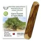 ARTISAN GIFT CO Bastone da Masticare/Rosicchiare in Legno d‘Ulivo per Cani e Cuccioli (M - 15cm) 1 pz