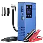 12v car Jump Starter with tire inflator Portable air Compressor