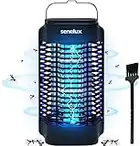 Senelux Bug Zapper, Electric Mosquito Zapper for Indoor and Outdoor 18W, 4200V Insect Fly Pest Trap, Waterproof Mosquito Killer for Flying Insect Control Lamp, Silent and Safe