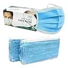 50 Pieces Disposable Face Masks - Breathable 3-Layer Face Covering with Ear-loop for Adults - Travel Friendly (2Packs of 25)