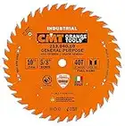 CMT 213.040.10 Industrial General Purpose Saw Blade, 10-Inch x 40 Teeth 20° ATB Grind with 5/8-Inch Bore, PTFE Coating