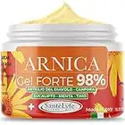 SantèLyfe Arnica per Cavalli uso Umano 98% 500ml, Arnica Gel FORTE, Estratto Puro CONCENTRATA, Crema Arnica Montana per Massaggi Sport Dolori Muscolari, con Artiglio del Diavolo Canfora Menta Timo…