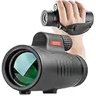 Monocular Telescope High Power 8x42 Monoculars Scope Compact Waterproof Fogproof Shockproof with Hand Strap for Adults Kids Bird Watching Hunting Camping Hiking Travling Wildlife Secenery