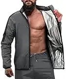 RDX Sauna Suit Weight Loss, Full Body Heat Sweat Suit, REACH OEKO TEX 100 CERTIFIED, Anti Rip Long Sleeves Tracksuit Boxing