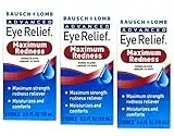 Bausch and Lomb Advanced Redness Relief Drops, 0.5 Ounce - 3 per case.