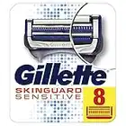 Gillette SkinGuard Sensitive Cuchillas de Afeitar Hombre, Paquete de 8 Cuchillas de Recambio