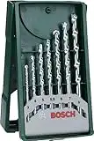 Bosch 7 pz. Set di punte per muratura Mini-X-Line (per muratura, Ø 3-8 mm, accessori trapano avvitatore)