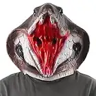 MOKRY PARTY Cobra Halloween Head Mask Snake Novelty Carnival Cosplay Mask Costume Party Latex Animal