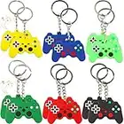 12 Pièces Jeu Porte-Clés de Contrôleur de Jeu, Pendentif de Jeu Vidéo Portable À Poignée, Porte-Clés de Fête, 6 Couleurs, Pour Fête D'anniversaire D'enfants, Cadeaux D'anniversaire