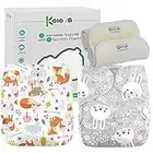 Kolo - kit de pañales de tela para bebés y niños: 2 pañales reutilizables + 2 insertos de bambú - 100% ecológicos