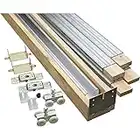 National Hardware N186-858 882 Pocket Door Hardware in Aluminum Rail