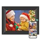 FINATI Digital Picture Frame 8 Inch, Digital Photo Frame IPS HD Touch Screen with 16 GB Storage, Electronic Picture Frame Auto-Rotate and Easy Setup to Share Photos or Videos Remotely via Frameo APP