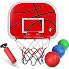 Indoor Mini Basketballkorb Basketball Hoop, kleine Bälle über Tür Small Board Hoop Spiel Set für Tür und Wandhalterung, Pool Basketball Reifen mit komplettem Zubehör Basketball Spielzeug Geschenke