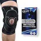 Trainers Choice Knee Stabilizer Brace and Support for Men & Women, Assists with Patellar Tendonitis (Jumper’s Knee), PFS (Patellofemoral Syndrome), Chondromalacia Patella Syndrome, minor strains and sprains - One Size Fits Most