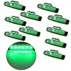 VIGORFLYRUN PARTS LTD 10x 3.8 6 LED Luce Laterale da Camion Indicatore LED Lampada di Posizione, per 24V Rimorchio Camion Furgone Rimorchi Auto Trattore Camper SUV - Verde