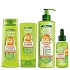 Garnier Fructis Routine Completa Fortificante Vitamina&Forza, Kit con Shampoo, Balsamo e Trattamento 10in1 e Siero Anticaduta, Per Capelli Fragili e Soggetti a Rottura, Arricchito con Vitamine