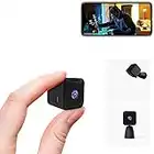 Spy Camera WiFi Mini Hidden Camera 4K HD Clear Live Video Long Standby Time Tiny Spy Cam Compact Indoor Wireless Hidden Security Camera with Phone App Easy Setup Smallest Home Surveillance Nanny Cam