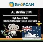 Tarjeta SIM de prepago de Australia, mensajes de texto + 8 GB Internet 4G LTE de alta velocidad de datos + crédito de llamada internacional, alimentado por Optus Network - recargable!..