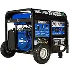 DuroMax XP13000HX Dual Fuel Portable Generator - 13000 Watt Gas or Propane Powered - Electric Start w/CO Alert, 50 State Approved