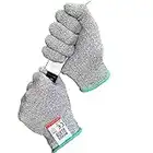 Whistling Dixie Cut Resistant Gloves - Offering Level 5 Protection, Food Grade, EN 388 Certified. Size Medium. 1 pair