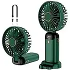 Rafada Ventilatore a mano, mini ventilatore portatile, ricaricabile, piccolo ventilatore tascabile con 5 livelli di velocità, batteria da 4200 mAh, ventilatore USB pieghevole per ufficio, all'aperto