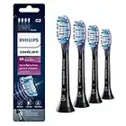 Philips Sonicare Genuine G3 Premium Gum Care Replacement Toothbrush Heads, Black, HX9054/95