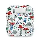 Thirsties Natural Newborn All in One Reusable Cloth Diaper, Hook & Loop Closure, Forest Frolic (5-14 lbs)