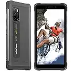 Ulefone Telephones Portables Incassable, Armor X10 Pro(2023) 5180 mAh/10W, Caméra AI 20MP Antichoc Dual Sim 4G Smartphone Débloqué, 8Go+64Go 5.45" HD+, GPS/OTG/NFC Android 11 Téléphone Portable - Gris