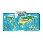 LeapFrog Touch & Learn World Map - English Version Blue Medium