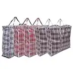 Straame Laundry and Storage Bag, Multipurpose Storage Bag, Durable and Resistant Storage Solution with Zips and Handles, Large Reusable Bags (60 x 60 Pack of 5)