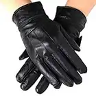 Womens Leather Smartphone Dress Gloves for Touch Screen iPhone Android Tablet XL