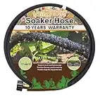 1/2’’ Soaker Hose 10 Ft 15Ft, Soaker Hoses for Garden 100 Ft, Garden Soaker Hose 25 Ft 50 Ft Drip Hoses for Garden Drip Garden Hose Irrigation System (10 feet)