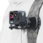 SUREWO Support de Sangle de Sac à Dos à Rotation à 360° Compatible avec Les caméras d'action GoPro Hero 11,10,9,8,7, Hero(2018),6,5,Fusion,DJI Osmo Action 2,Crosstour