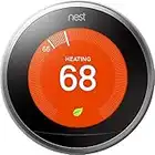 Google Nest Learning Thermostat - 3rd Generation - Smart Thermostat - Pro Version - Works With Alexa