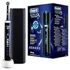 Oral-B Genius X Spazzolino Elettrico 6 Modalità di spazzolamento, Protegge le Gengive, Bluetooth, Sbiancante Denti, Nettalingua, 1 Testina, Custodia Viaggio, Batteria Litio, Idea Regalo, Nero