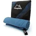 CampTeck U5535 Large (180x80cm) Lightweight and Compact Quick Dry Microfiber Travel Towel for Sports, Gym, Beach, Swimming, Yoga, Camping - Blue