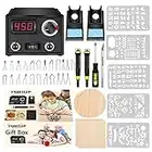 Wood Burning Kit,Wood Burning Tool,Wood Burner Tool,Wood Burning Tips,Pyrography Kit, wood burning kit for beginners,wood burning kit for kids,REMINDER FOR AUSTRALIAN USERS, USE VOLTAGE 110~127V